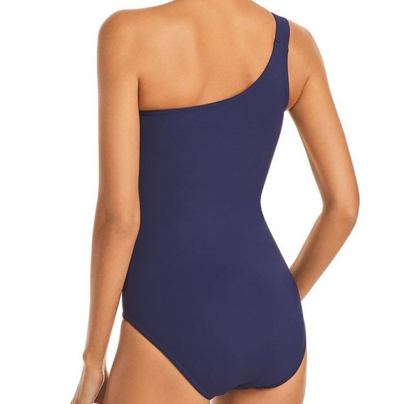 NWT! Karla Colletto Navy Maren One Piece Swimsuit - Picture 2 of 2